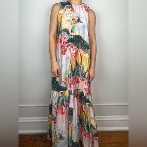 H&M voluminous maxi dress